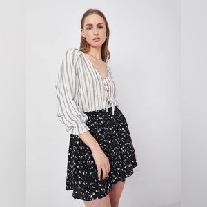 PROPAGANDA floral print skirt (S)